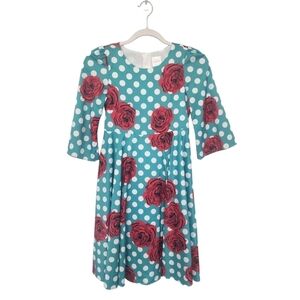 Bonny Billy Girls Floral Holiday Party Dress Size 10-11 *Flaw DIY